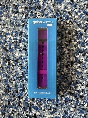 Gabb Watch Plus Kids Soft-Touch Purple Replacement Band